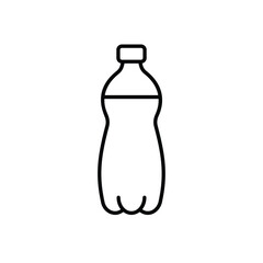 Water bottle vector icon
