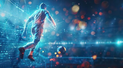 sport technology football information analysis soccer player statistics for manager. Generative AI