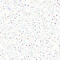 Geometric Vector Oval Confetti. Abstract Fashion Icon. Rainbow Party Blast Background. Color Fun. Rainbow Cool Circle Pattern. Seamless Flying Art. Random Christmas Blast. Falling Geo Fun Sparkle.