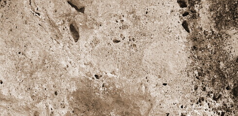 Sepia Tone Stone Surface Macro Close-Up Photo