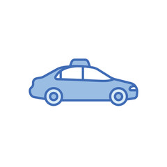 Taxi vector icon