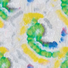 Tye Die Vector Shirt. Blue Shirt Background. Seamless Tiedye Pattern. Yellow Green Tie Dye. White Vector Background. Tye Green Shibori. Yellow Blue Batik. Grey Grunge Swirl. Seamless Tie Dye Shirt.