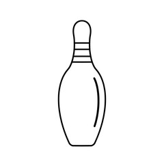 Bowling icon. Bowling icon vector illustration isolated on white background.