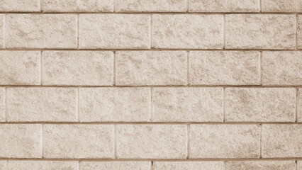Sepia-Toned Brick Wall Close-Up Detailed Texture Photo