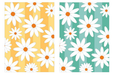flower Vector set of abstract creative backgrounds in minimal trendy style. Idea for picture,  vector, print for t-shirt.
