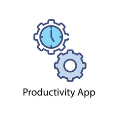 Productivity App vector icon