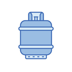 Gas cylinder vector icon