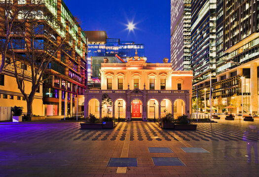 Parra Town Hall dark centre
