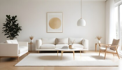 Photo interior modern design room 3d illustration