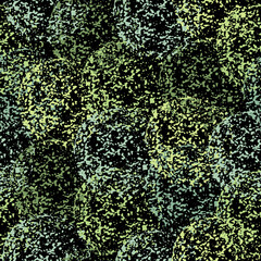 Bubbly colorful hand drawn seamless pattern.