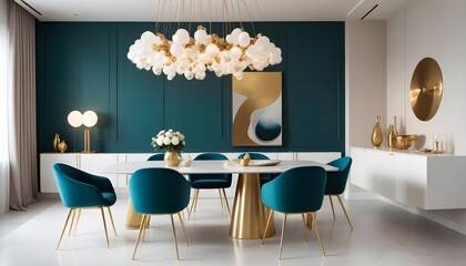 Photo interior modern design room 3d illustration