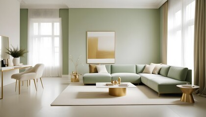 Photo interior modern design room 3d illustration