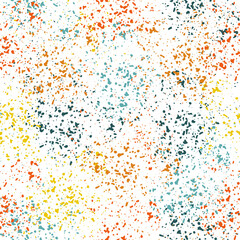 Bubbly colorful hand drawn seamless pattern.