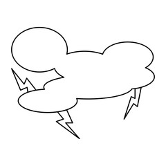 clouds and lightning