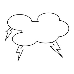 clouds and lightning