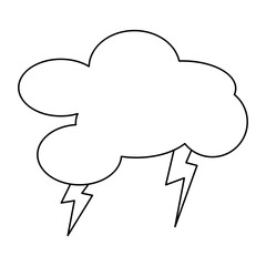 clouds and lightning