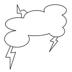 clouds and lightning