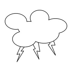 clouds and lightning