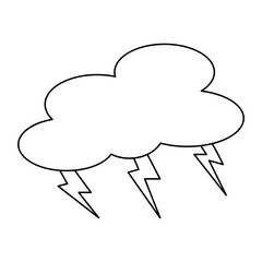 clouds and lightning