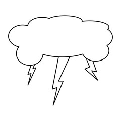 clouds and lightning