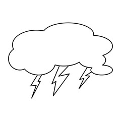 clouds and lightning
