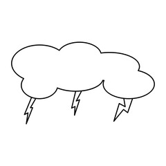 clouds and lightning