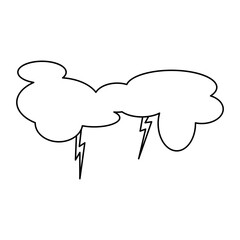 clouds and lightning