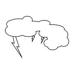 clouds and lightning