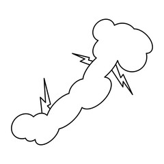 clouds and lightning