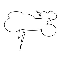 clouds and lightning