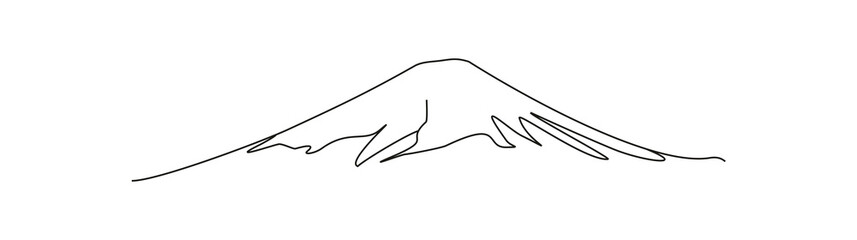 Obraz premium Mount Fiji Illustration