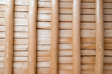 wooden ceiling detail, wooden beam, village houses