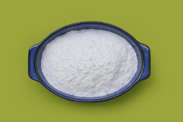 Bowl of baking soda, Sodium bicarbonate powder