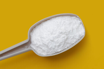 Bowl of baking soda, Sodium bicarbonate powder