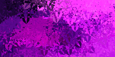 Light Purple, Pink vector layout with triangle forms.