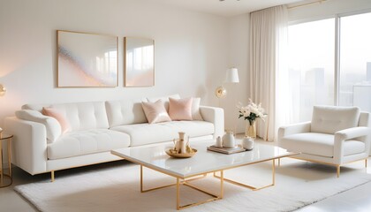 Photo interior modern design room 3d illustration