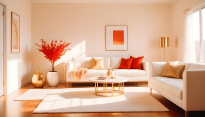 Photo interior modern design room 3d illustration