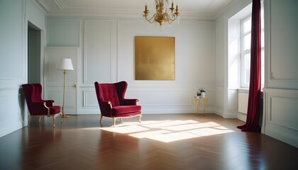 Photo interior modern design room 3d illustration