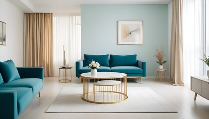 Photo interior modern design room 3d illustration