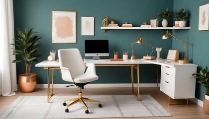 Photo interior modern design room 3d illustration