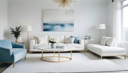 Fototapeta premium Photo interior modern design room 3d illustration