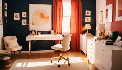 Photo interior modern design room 3d illustration