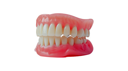 Obraz premium denture isolated on transparent png background