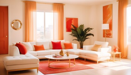 Photo interior modern design room 3d illustration