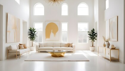 Photo interior modern design room 3d illustration