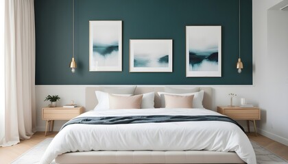 Photo interior modern design room 3d illustration