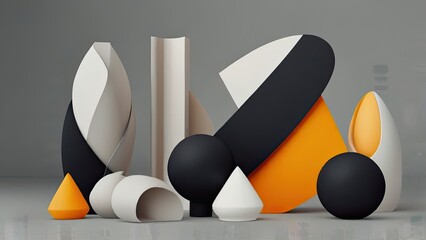 3d rendered illustration of an cream