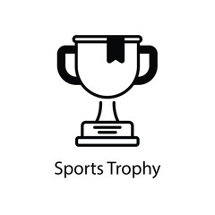 Sports Trophy vector icon