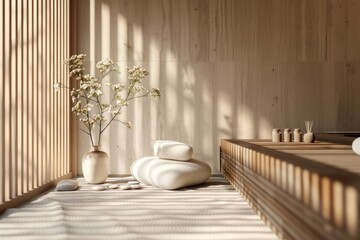 Massage room of wellness spa furniture chair interior design. © Rawpixel.com