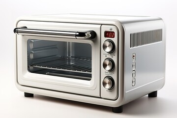 Fototapeta premium Microwave oven isolated on white background